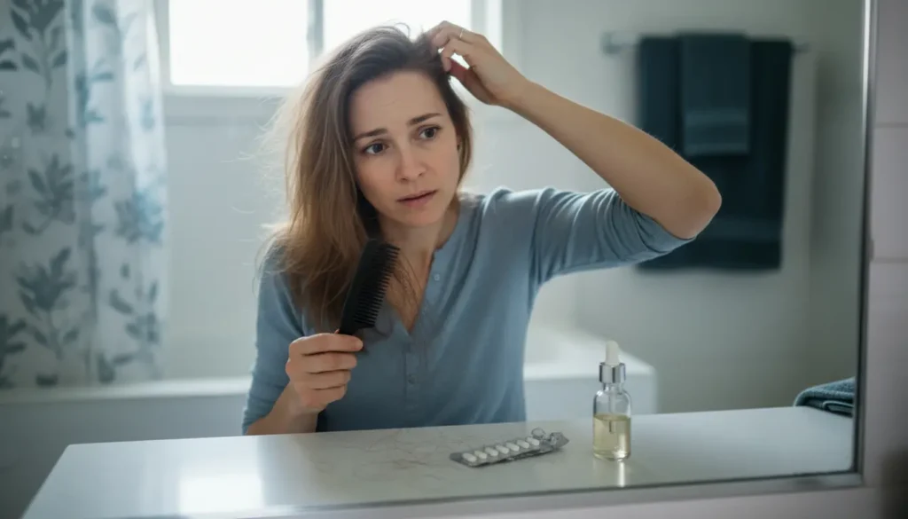 la píldora anticonceptiva influye en la caída del cabello
