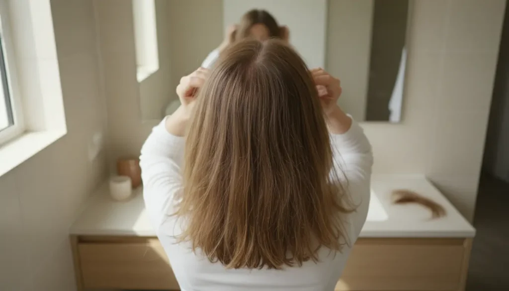 qué es la caída del cabello difusa